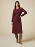 Milano-stitch midi dress image number 0