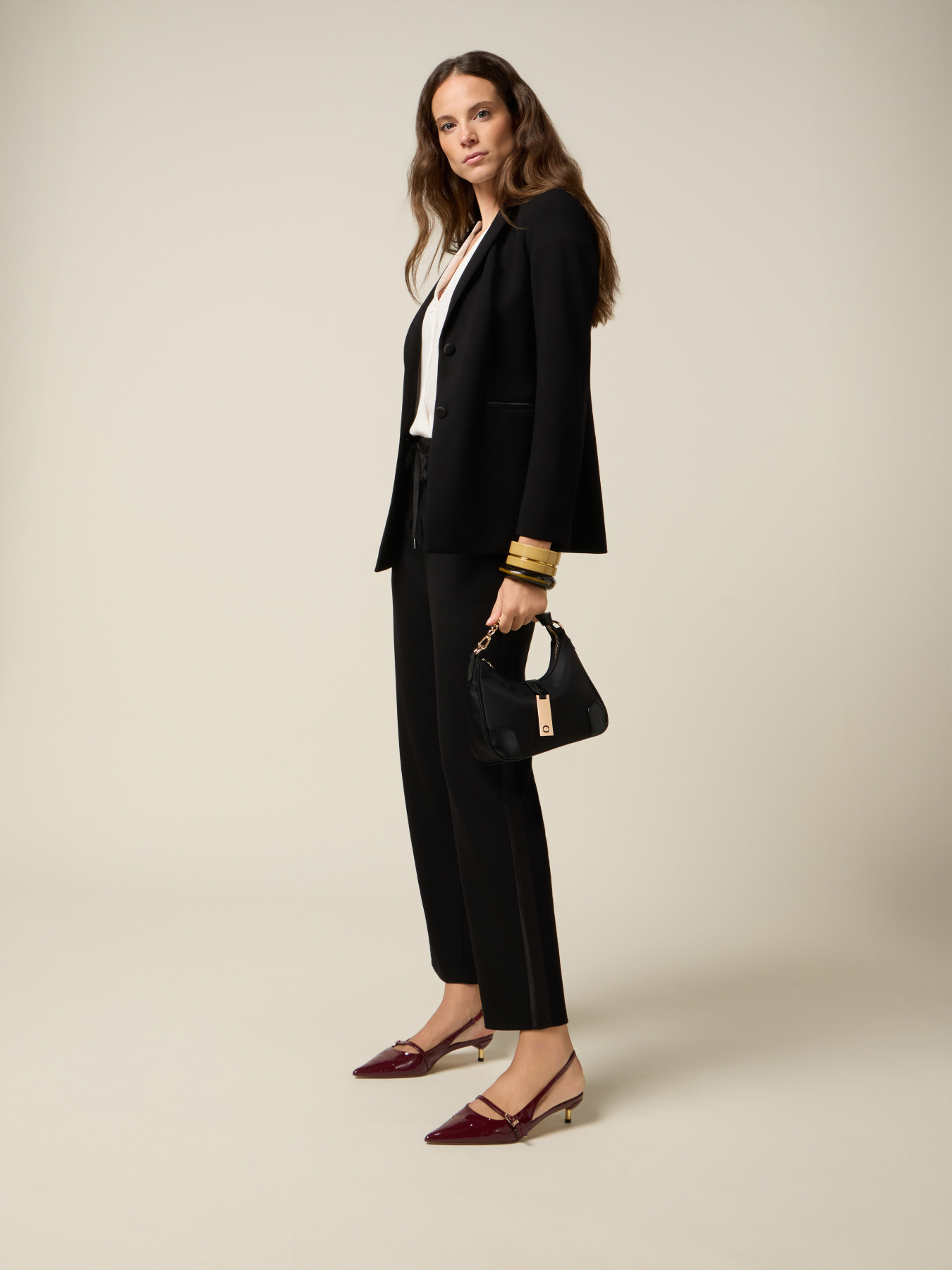 Joggers in scuba con coulisse image number 0