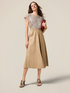 Wide midi skirt image number 2