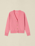 Cardigan in lana/cashmere con scollo a V image number 3