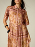 Robe chemisier viscose &agrave; motifs image number 2