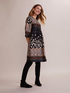 Midi-Kleid im Halstuch-Muster image number 2