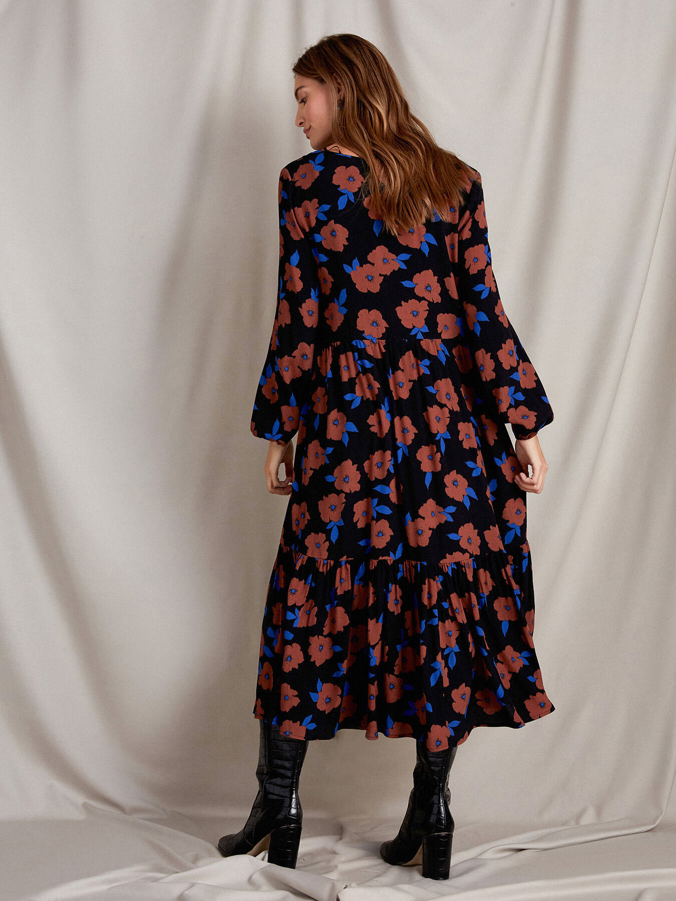 Vestito midi floreale image number 1