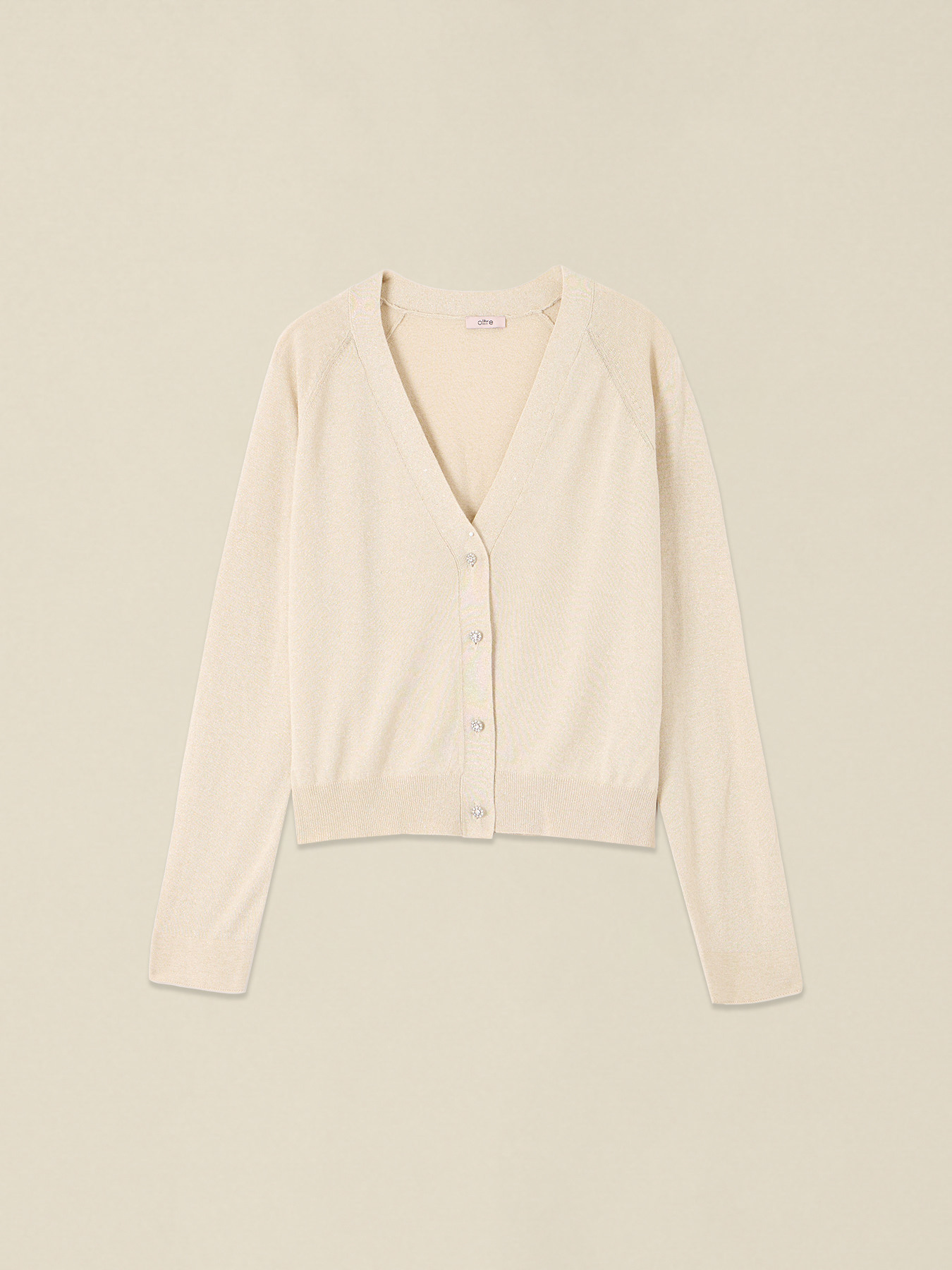 Short lurex cardigan image number 3