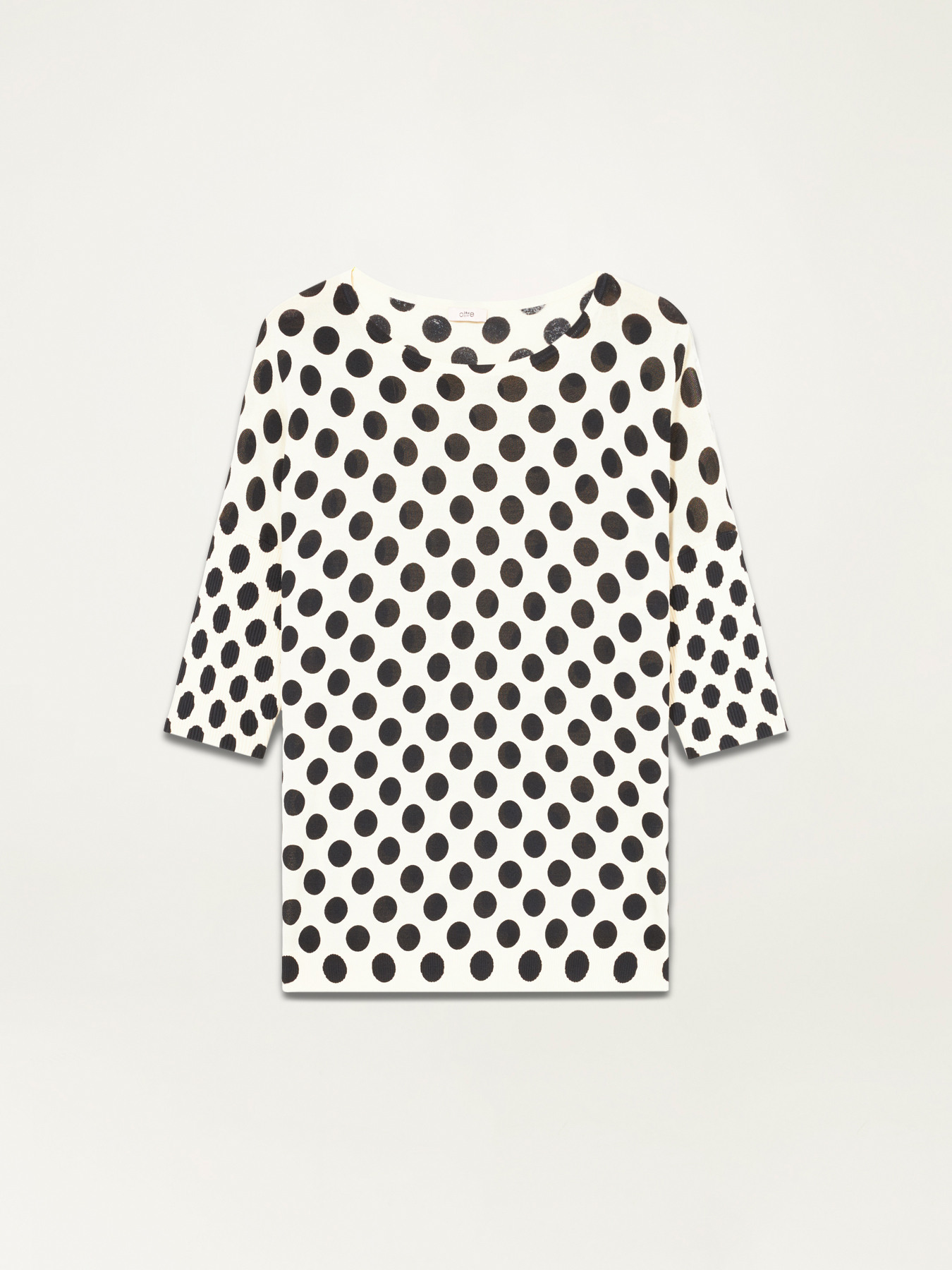 Polka dot printed sweater image number 3