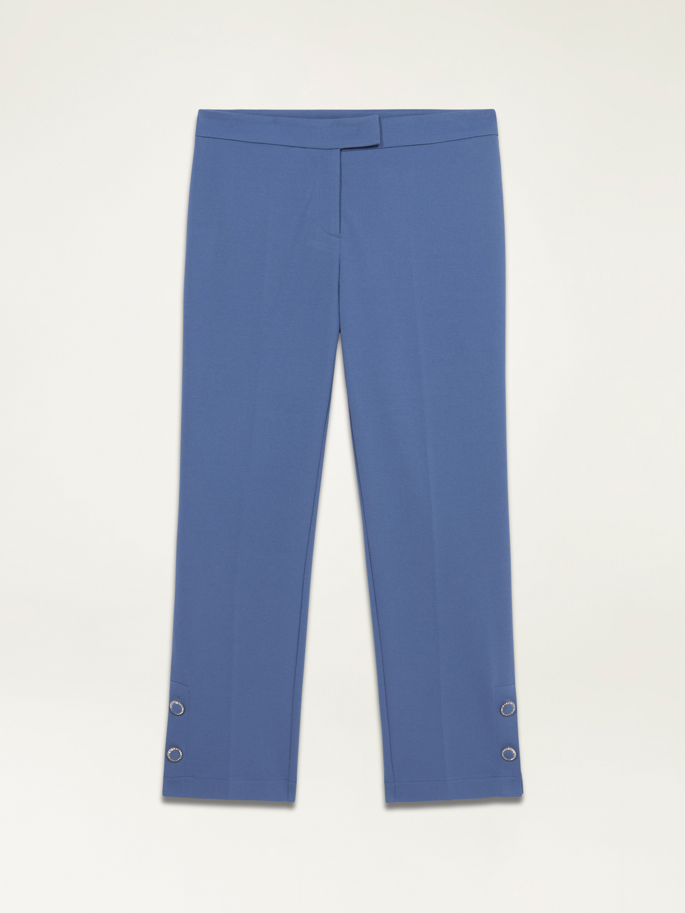 Pantaloni a sigaretta con bottoni gioiello image number 4