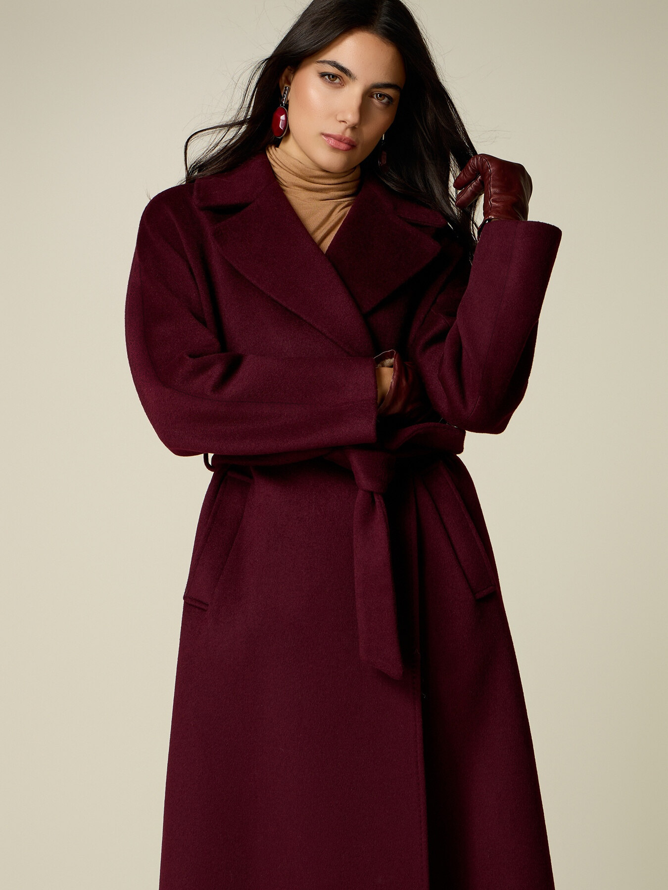 Cappotto doppiopetto in misto lana image number 3