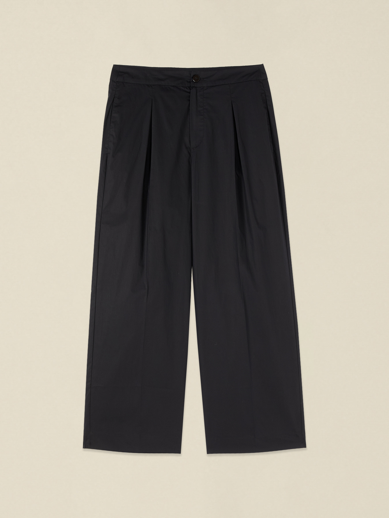 Palazzo pants in poplin image number 4