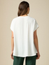 Oversize-T-Shirt aus zwei Materialien image number 1