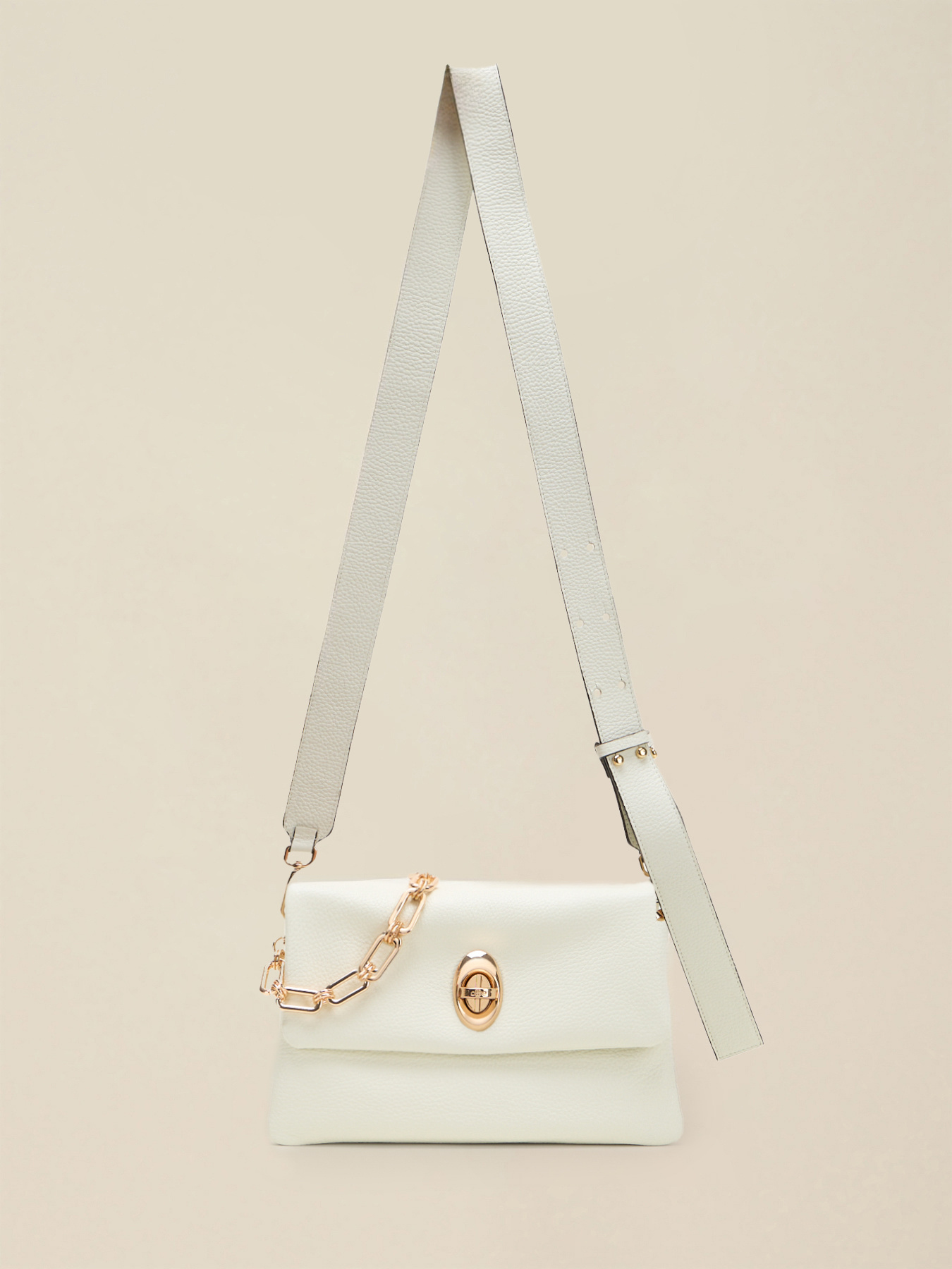 Genuine leather shoulder bag image number 0