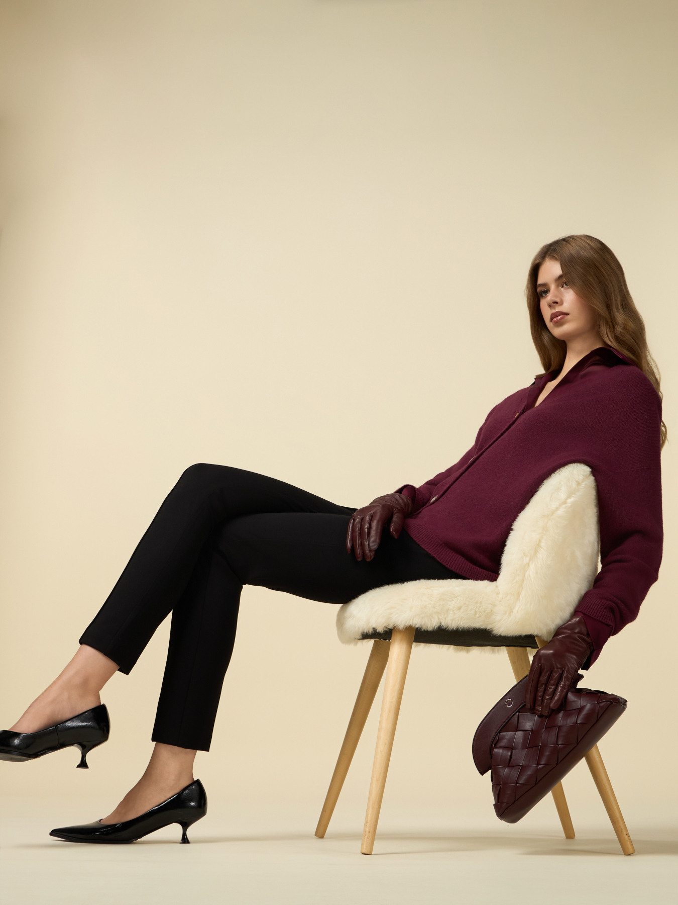 Pantalon skinny en maille Milano image number 0