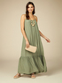 Long viscose dress image number 0