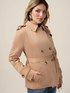 Kurzer Trenchcoat mit Wildlederoptik image number 2