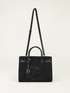 Tweed oversized tote bag image number 1
