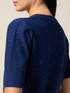 Viskosemischpullover mit Pailletten image number 2