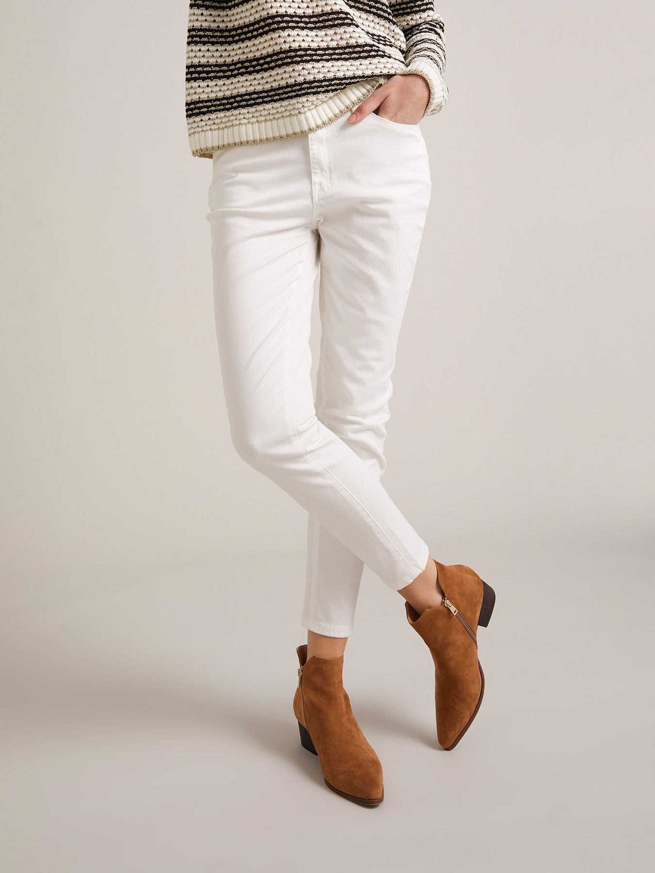 Pantaloni skinny Paris in cotone image number 2
