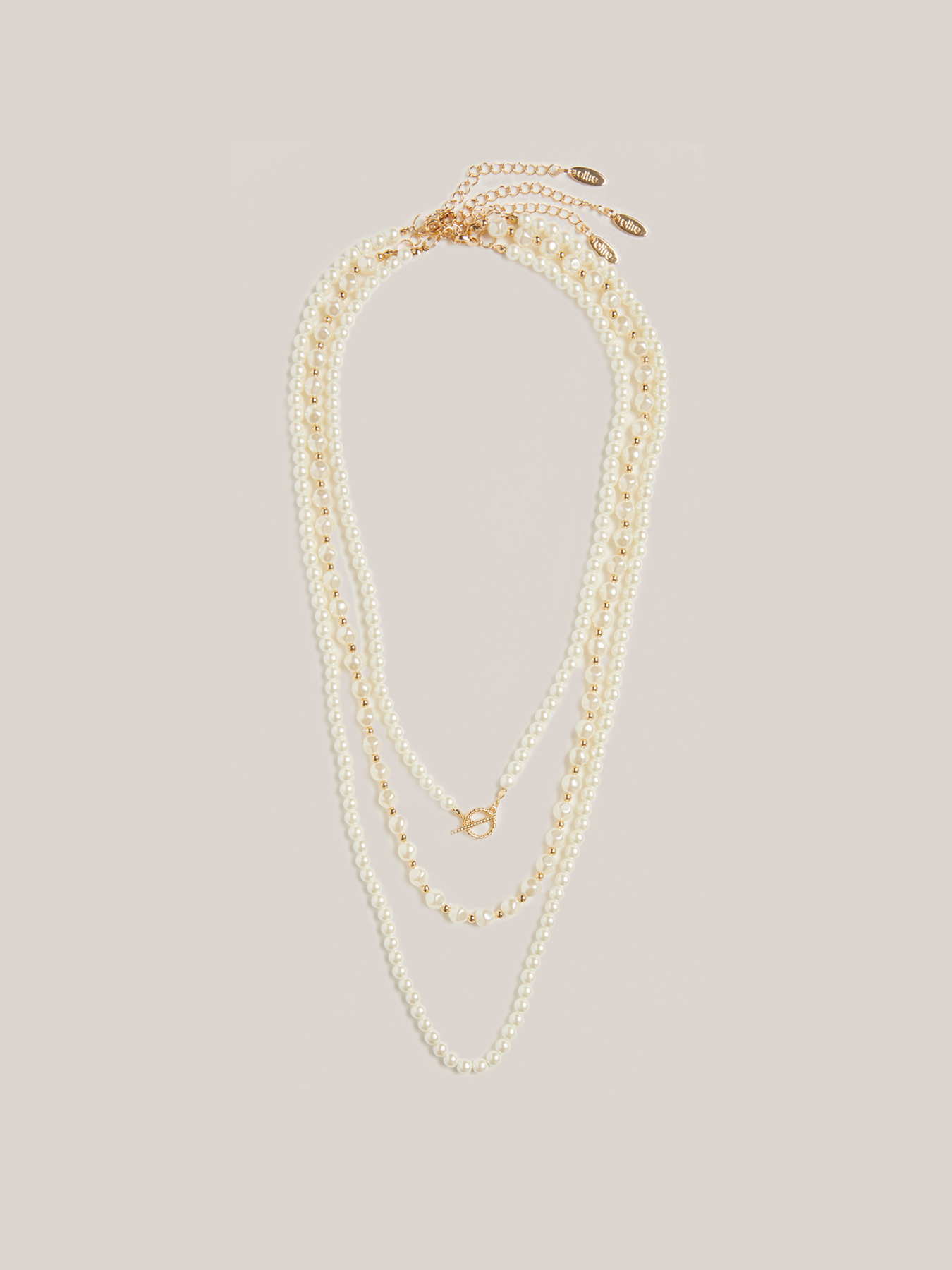Pack di tre collane in perle image number 2