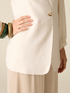 Tailored viscose blend vest image number 2