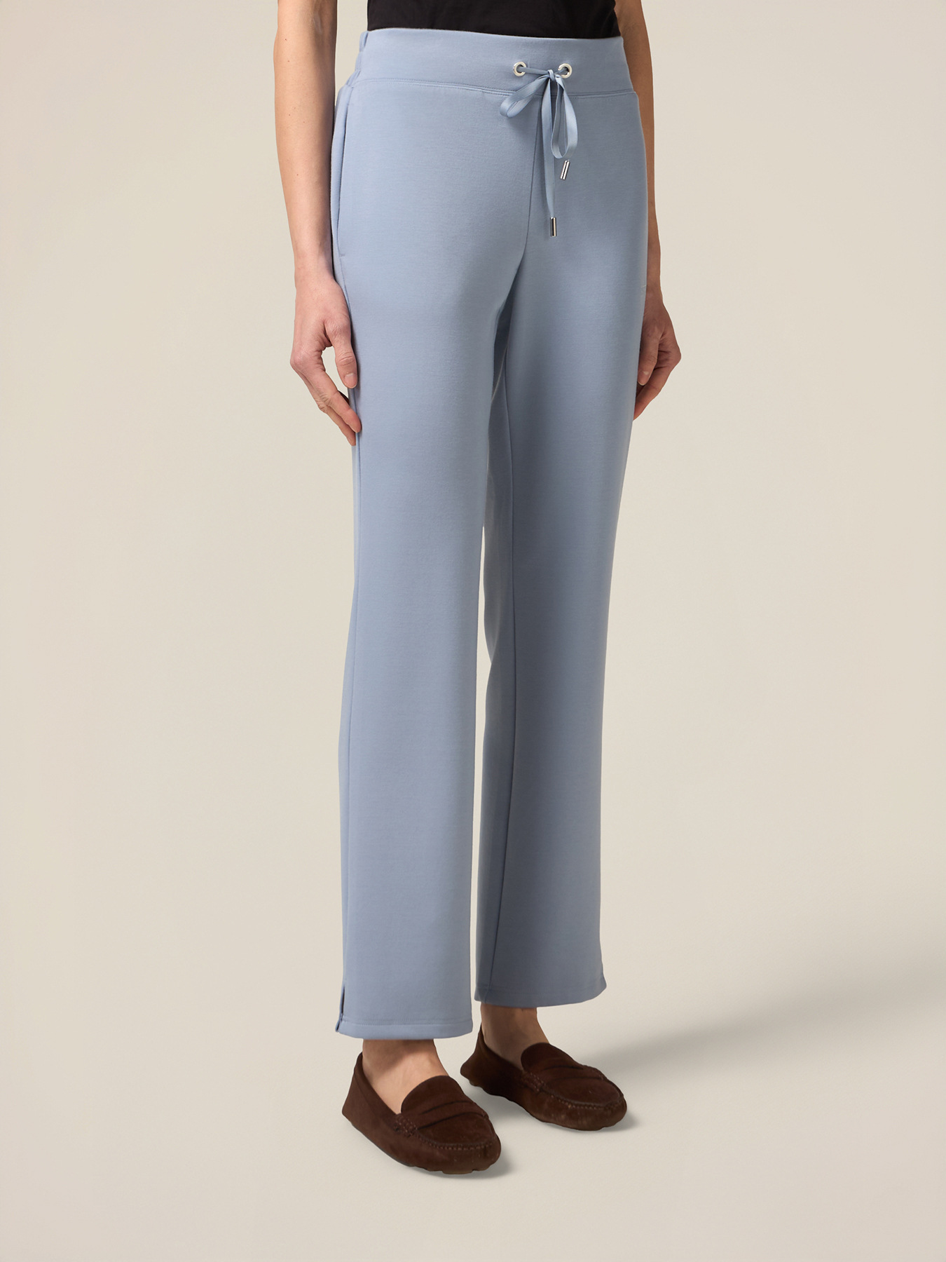 Joggers soft touch con coulisse image number 0
