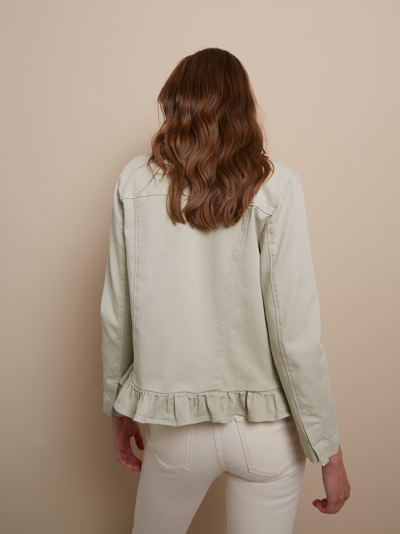 Jacke aus Baumwolle mit Volant image number 2