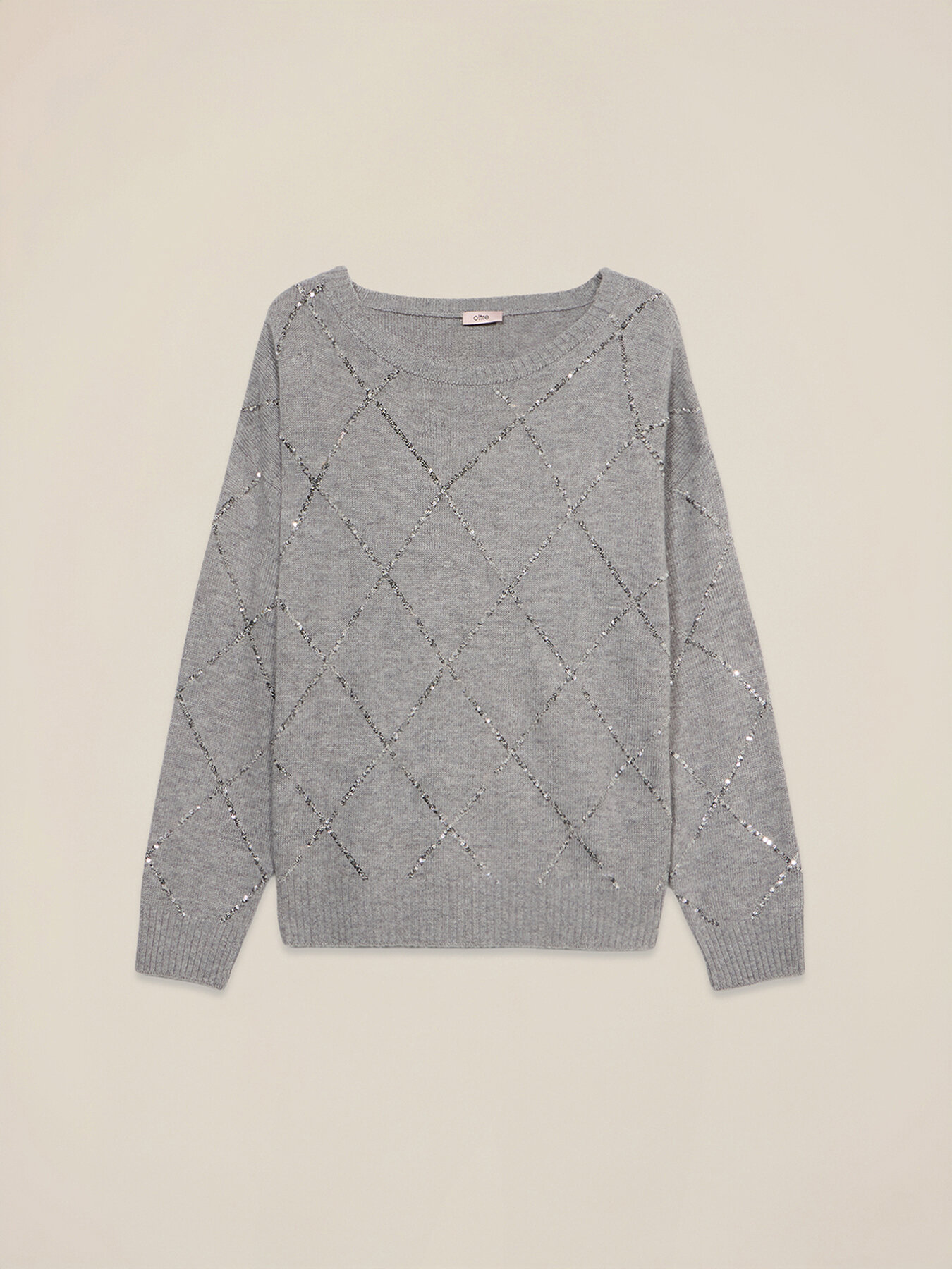 Pullover aus Kaschmir-Mischgewebe mit Pailletten image number 3