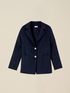 Mixed wool fabric blazer image number 3