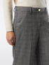 Cropped-Hose mit Glencheck-Muster image number 2