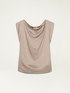 Blusa en raso de viscosa image number 3