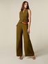 Pinstriped palazzo pants image number 0