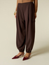 Polyester-viscose cargo pants image number 3