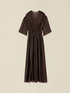Long lyocell blend dress image number 3