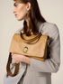 Borsa satchel in vera pelle image number 0