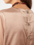 Dual-fabric wool blend sweater image number 2