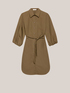 Shirt dress in popeline image number 3