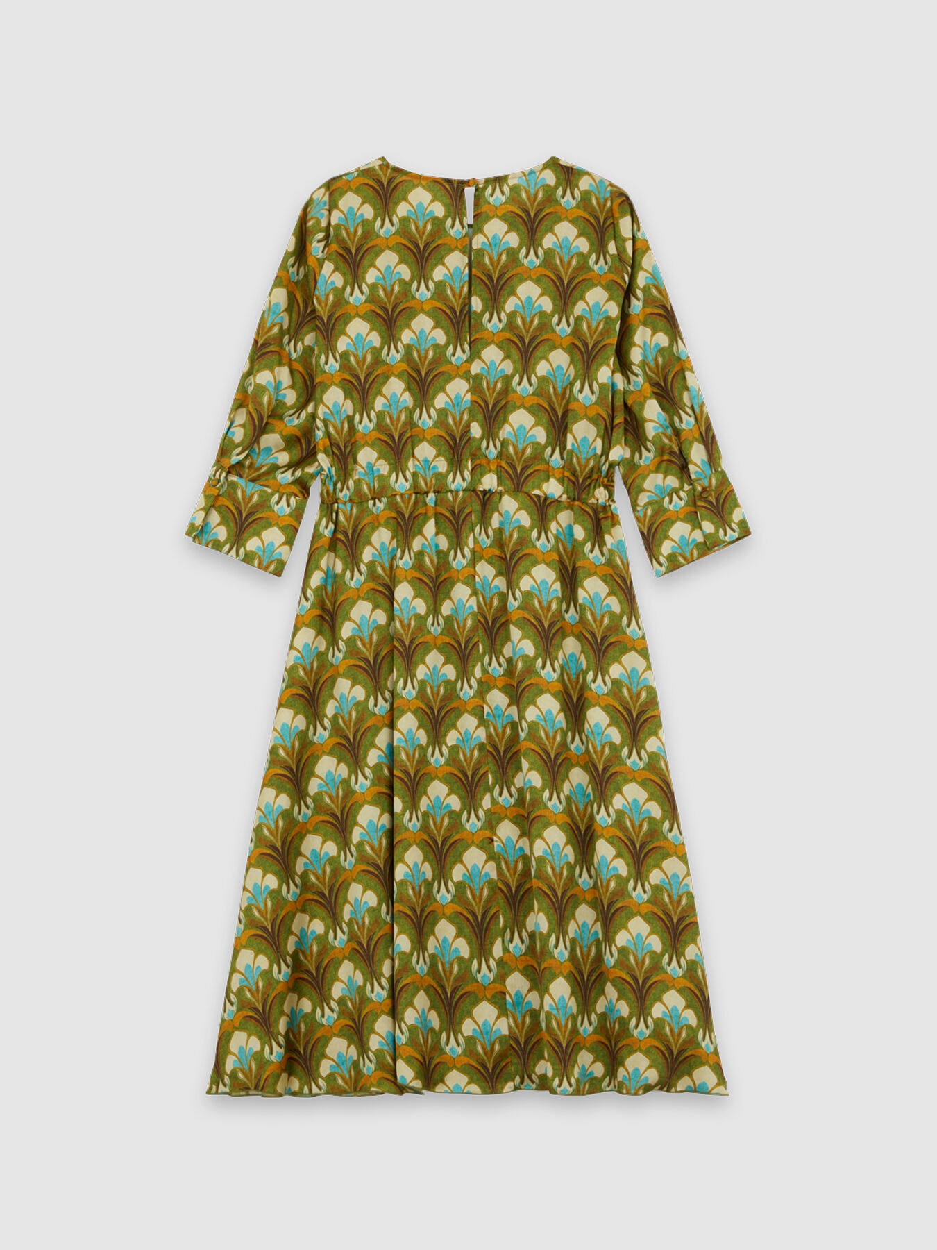 Robe &agrave; fleurs en satin image number 4