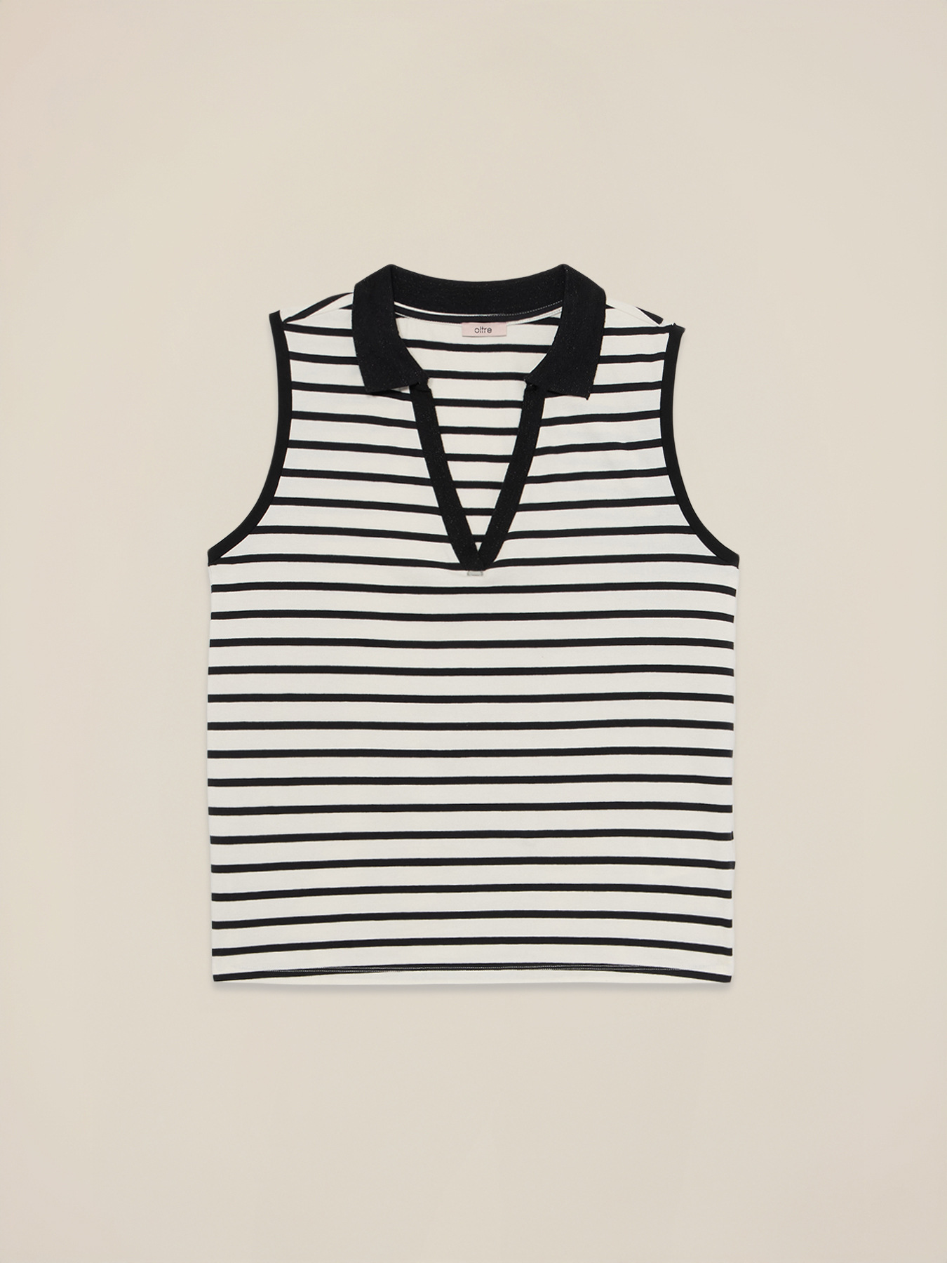 Top gestreiftes Poloshirt image number 3