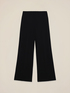 Wide-leg palazzo pants in crepe fabric image number 4