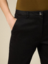Tencel blend stovepipe trousers image number 3