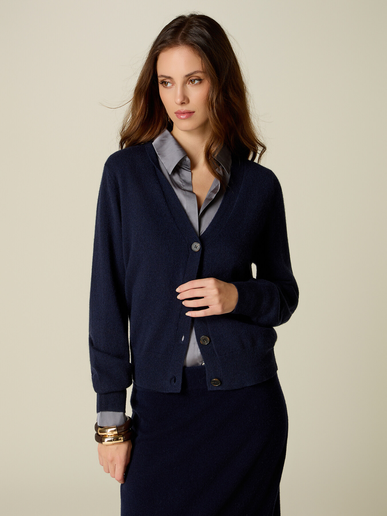 Pure cashmere cardigan image number 0