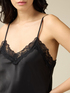 Top lingerie in raso e pizzo image number 2
