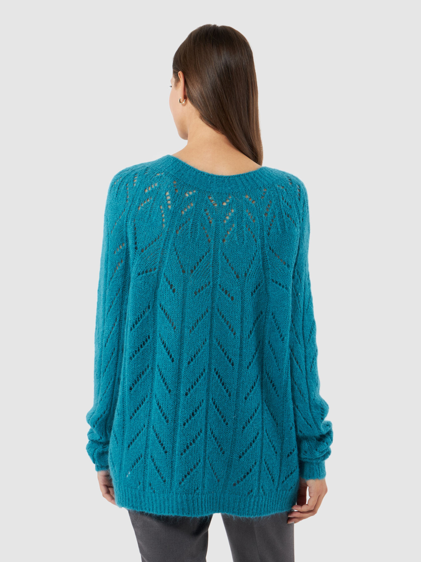 Maglia traforata misto mohair image number 2