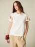 T-shirt con maniche ricamate image number 0
