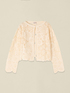 Cardigan corto in crochet image number 3