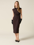 Sheath dress with belt image number 0