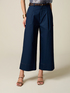 Cropped palazzo pants with ajour image number 3