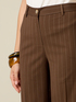 Pantaloni cropped &icirc;n dungi m&eacute;lange din in image number 2