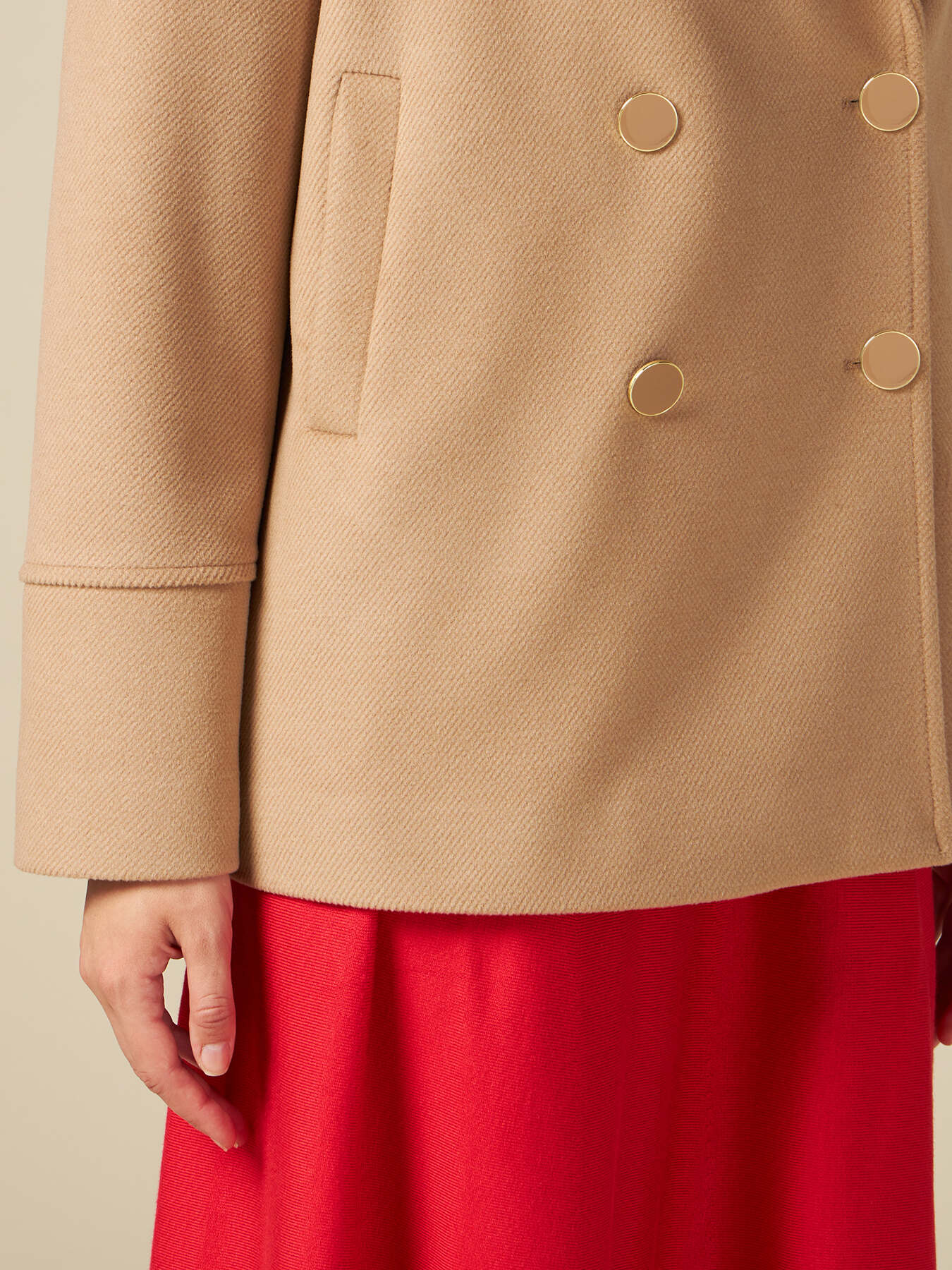 Cappotto corto doppiopetto image number 2