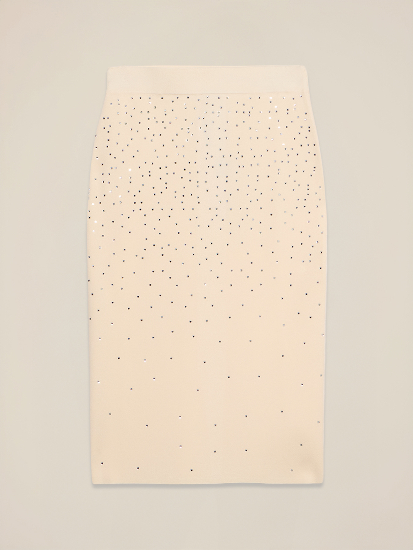 Knit skirt with crystals image number 4