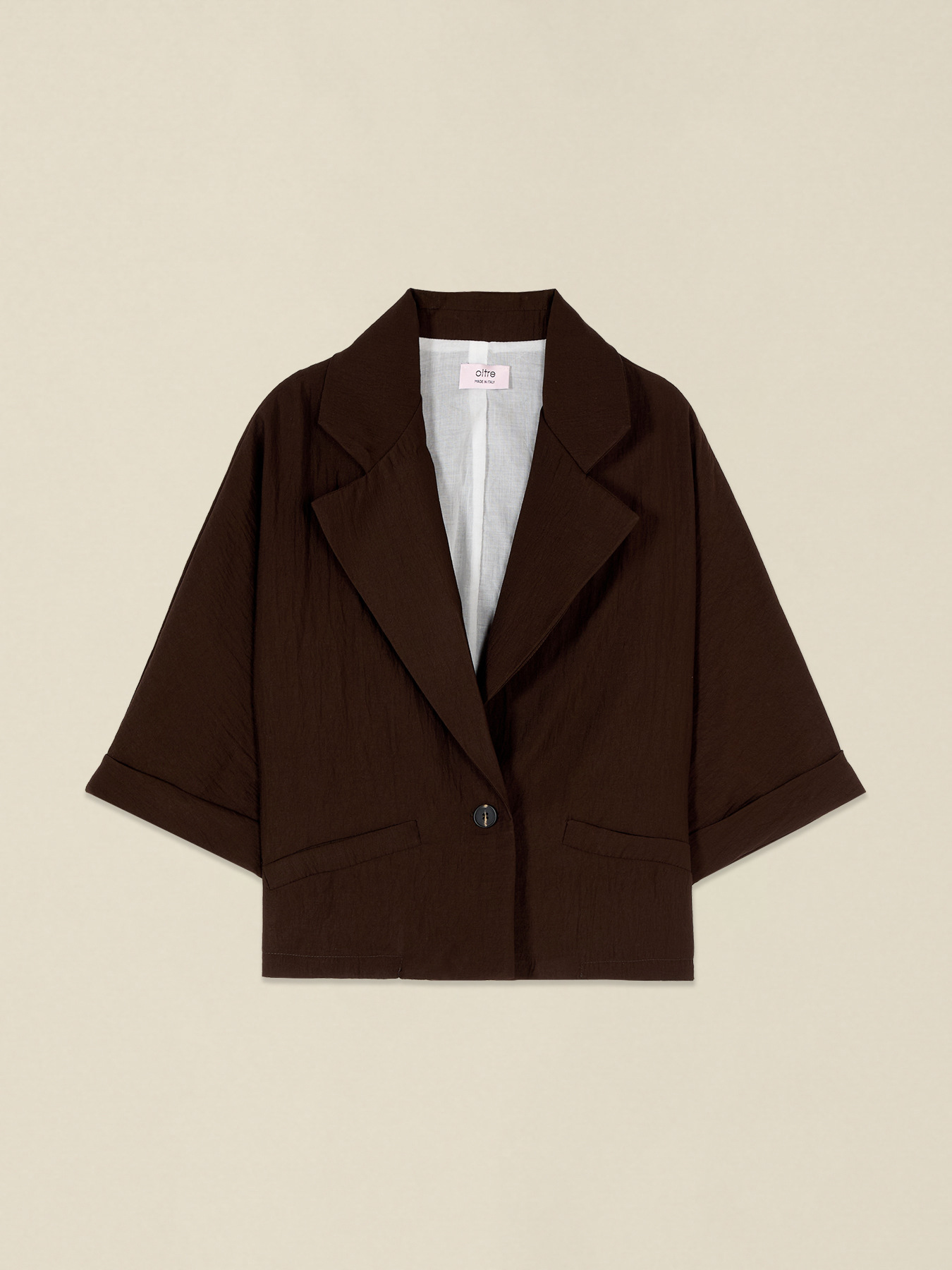 Blazer court avec manches courtes image number 3