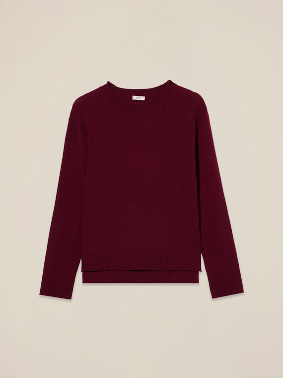 Pull ras-du-cou en pur cachemire